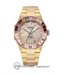 Đồng hồ Citizen Series 8 GMT Limited Edition NB6032-53P - Nam - Kính Sapphire - Automatic (Tự Động) Dây Kim Loại - Chính Hãng
