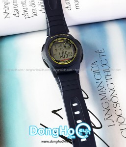 Đồng hồ Casio Digital F-200W-2BDF - Nam - Quartz (Pin 10 Năm) Dây Nhựa - Chính Hãng
